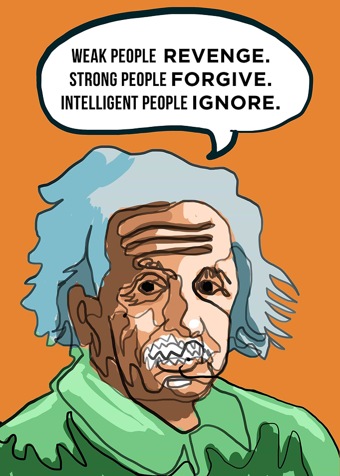 abstract albert einstein