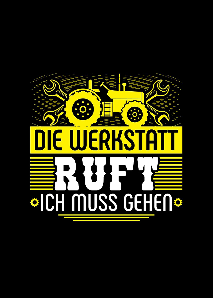Die Werkstatt Ruft Traktor