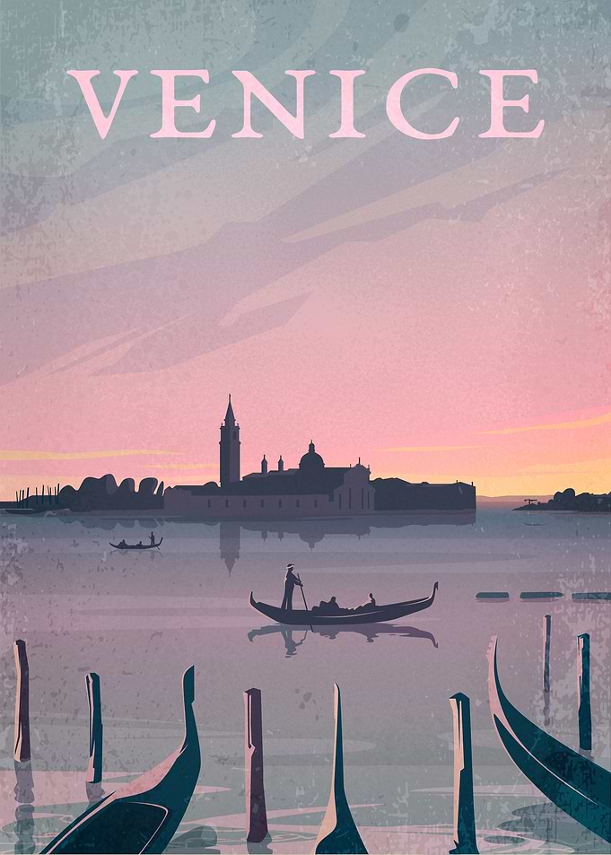 Venice Vintage Poster