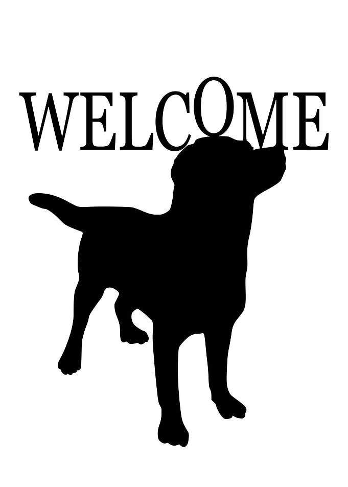 WELCOME DOG BUMP