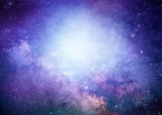 Space Galaxy Moon Universe