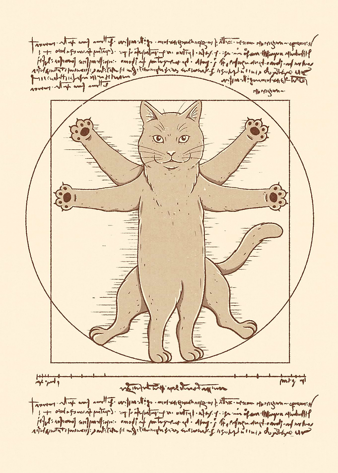 Vitruvian Cat