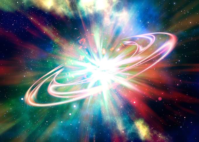 Space Galaxy Moon Universe
