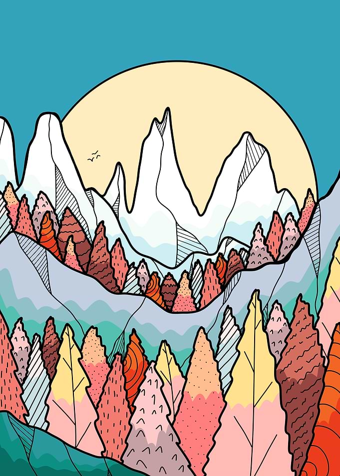 The 4 jagged peaks