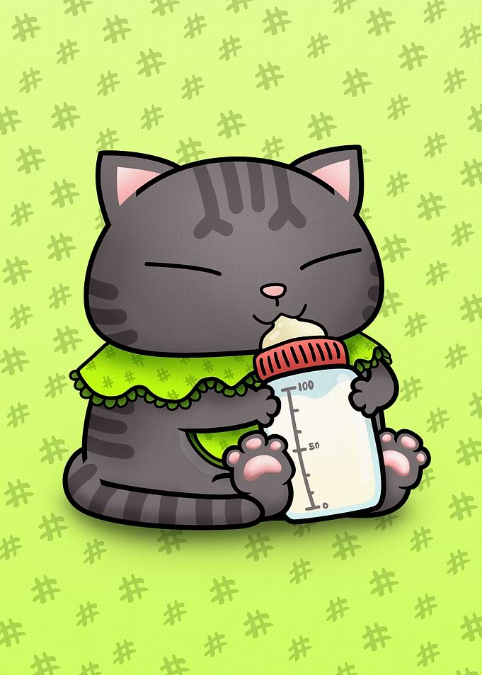 Grey Tabby Baby Cat