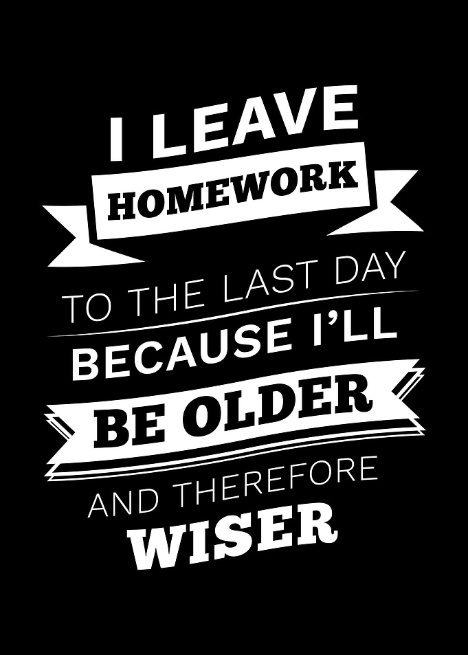 I Leave Homework To The