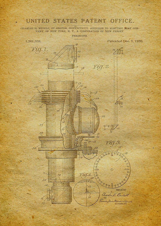 13 Periscope Patent 1920