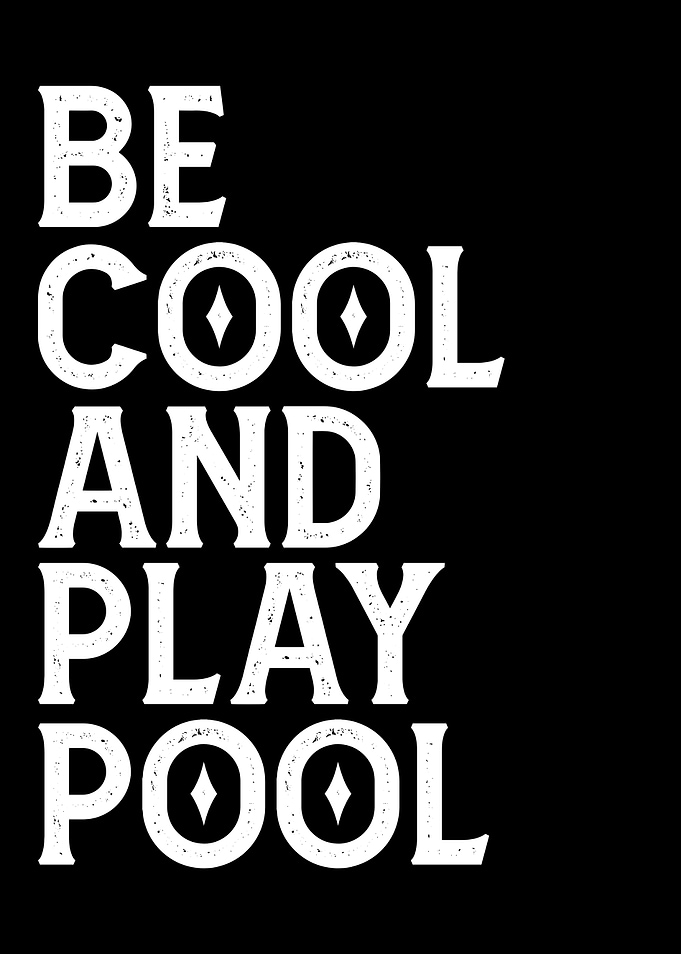 Be cool and play pool
