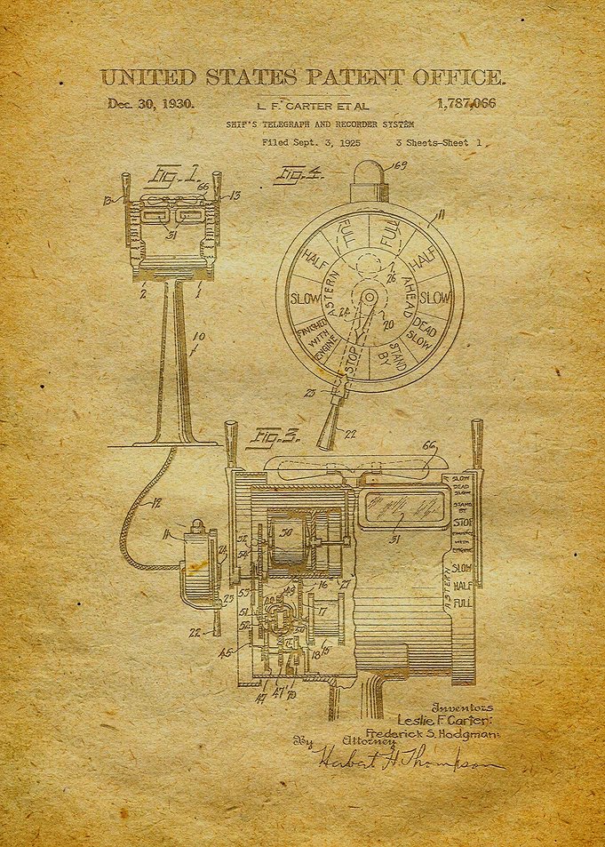12 Ship Telegraph Patent
