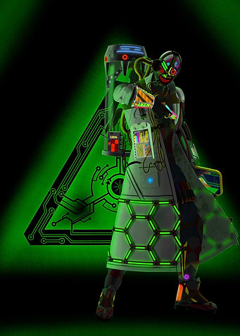 Emerald Shroud Scientist