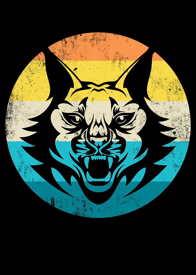 Lynx Vintage Retro Big Cat