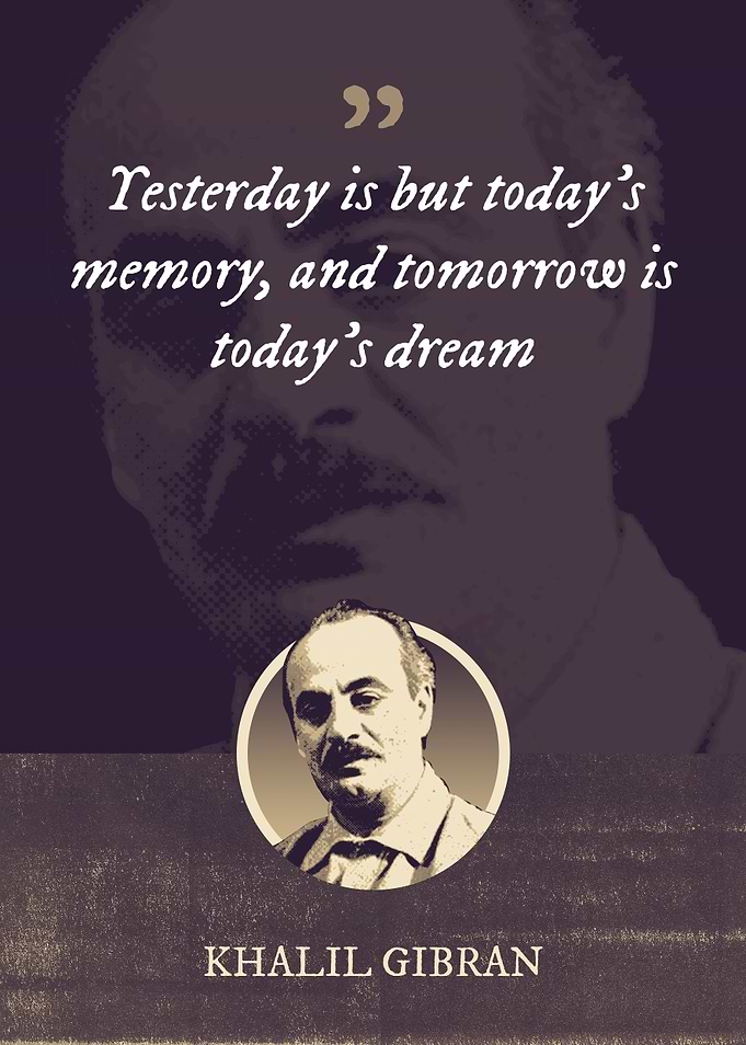 Yesterday is but todays