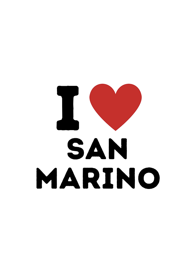 I Love San Marino Simple