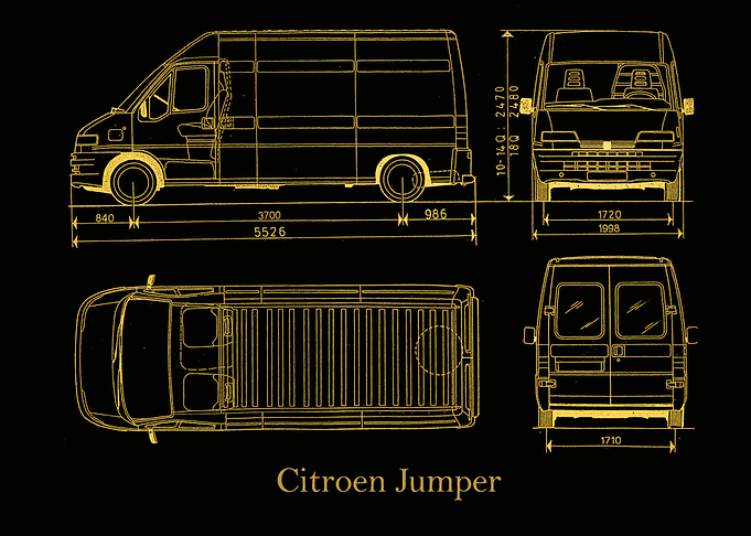 Citroen Jumper blueprint