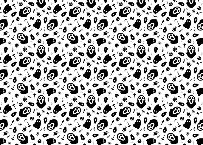 Scream Spooky Pattern