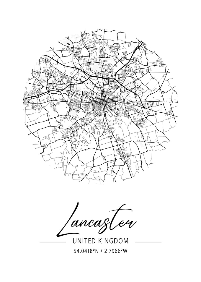 Lancaster Area City Map