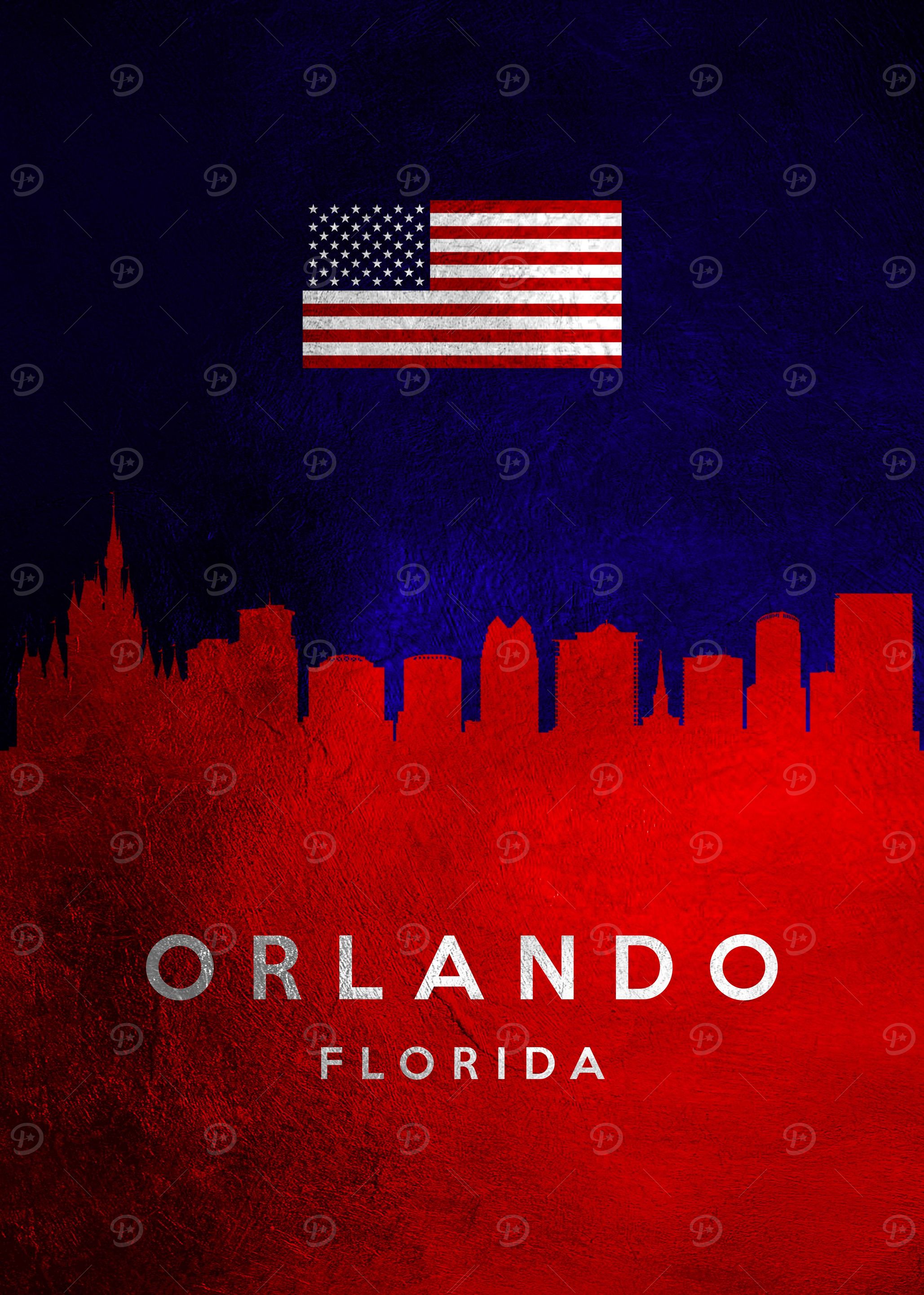 Orlando Florida Skyline