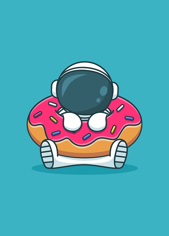 Kawaii Donut Astronaut