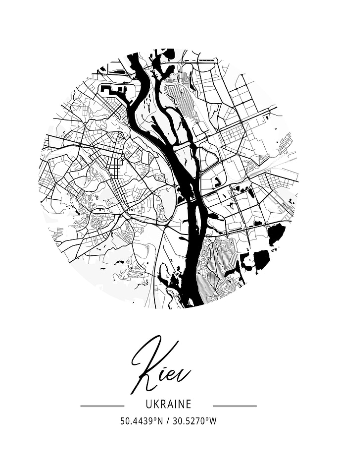 Kiev Area City Map