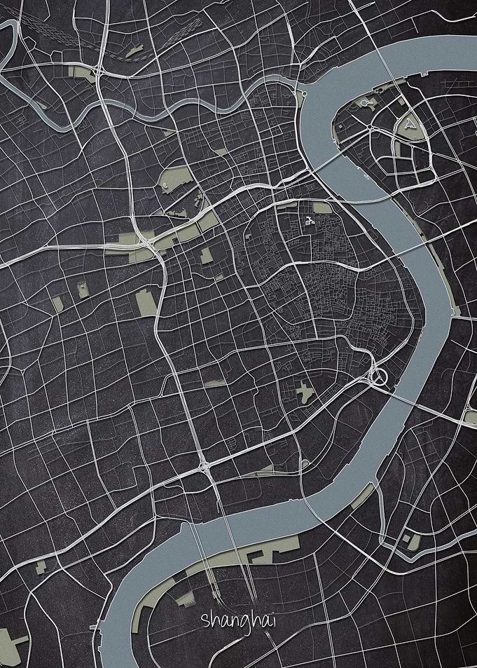 Shanghai Downtown Map