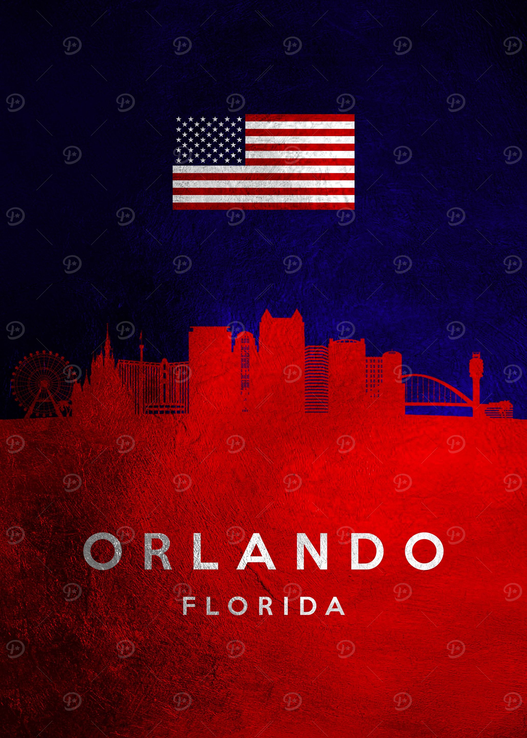 Orlando Florida Skyline