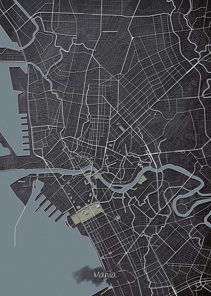 Manila Downtown Map