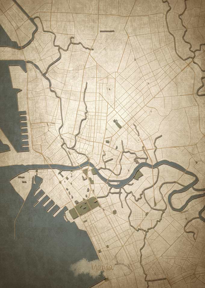 Manila Downtown Map