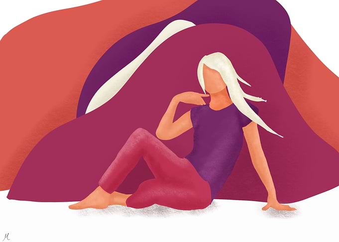 Girl sitting