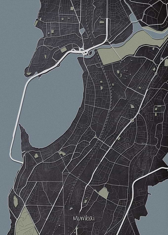 Mumbai Downtown Map