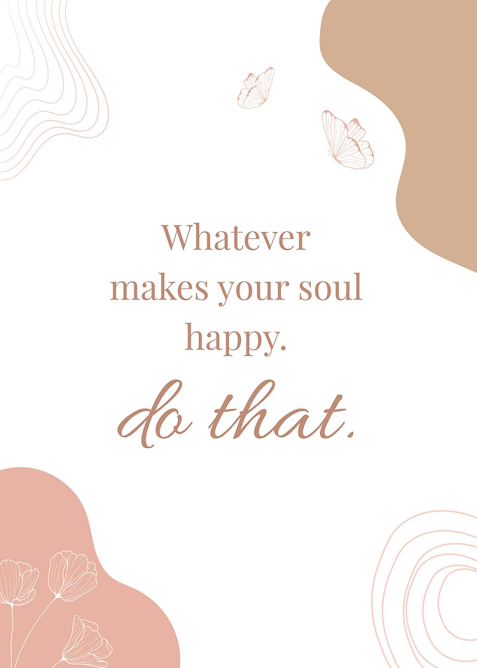 Happy Soul White Quotes