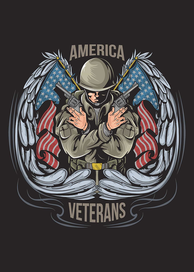 American hero veteran