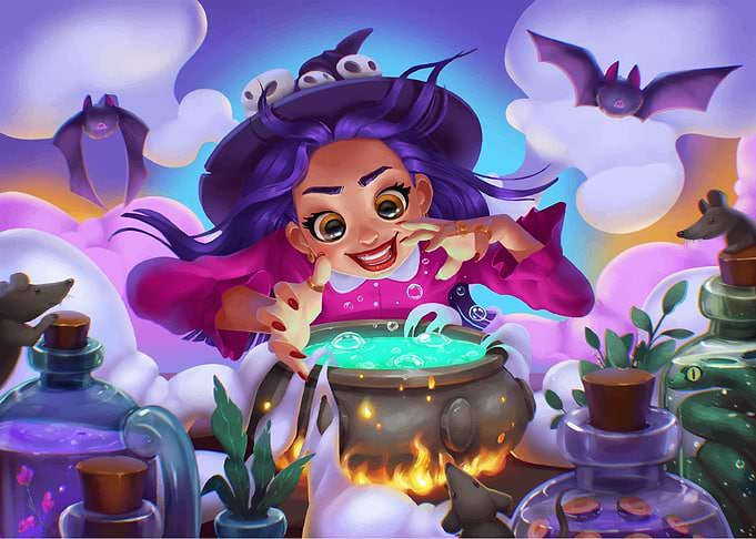 Halloween witch