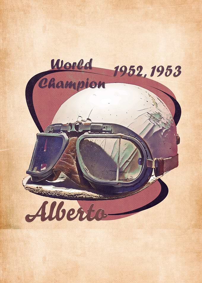 Ascari helmet retro