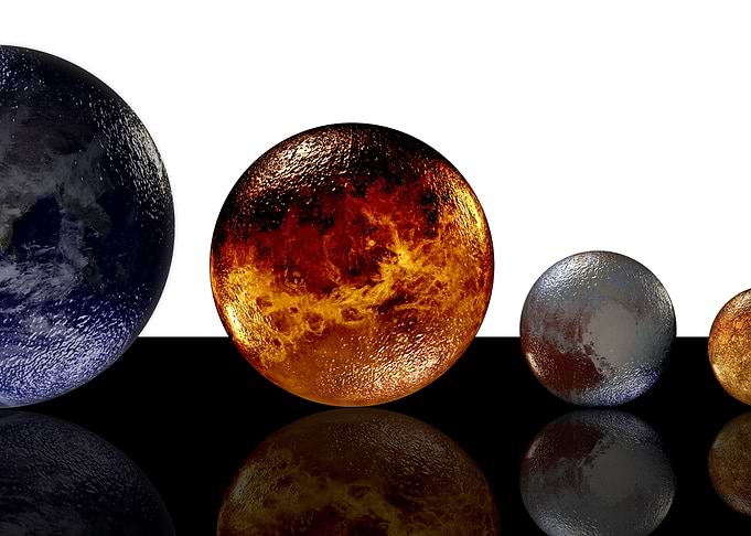 Space Galaxy Moon Universe