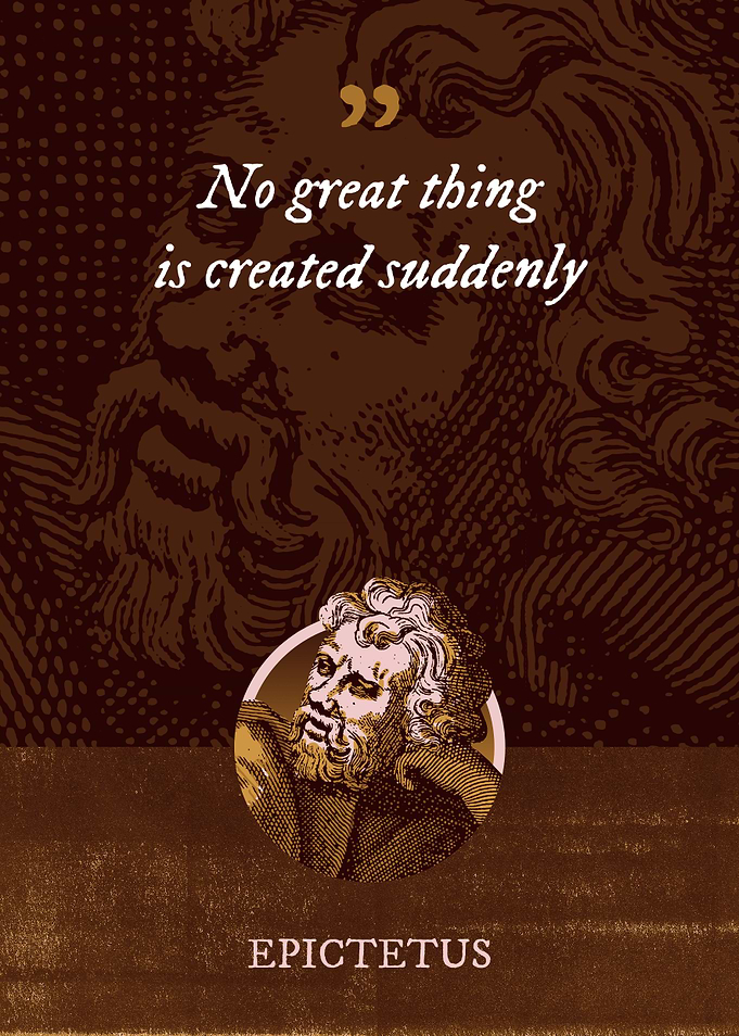 No great thing is created