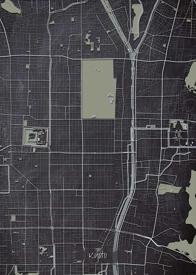 Kyoto Downtown Map
