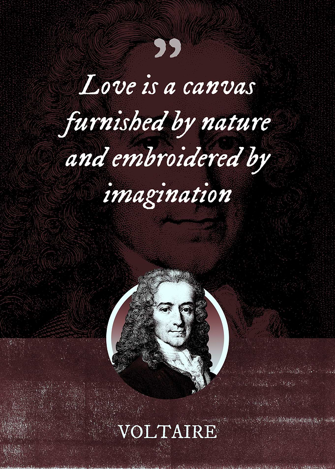 Love is a canvas furnished