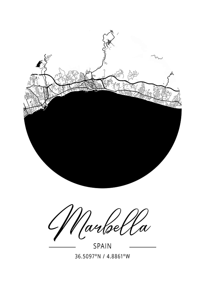 Marbella Area City Map