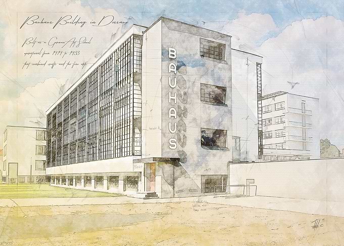 Bauhaus sketch