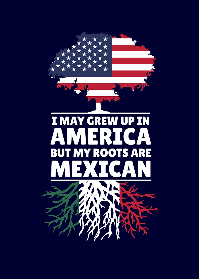 Mexican Roots USA Design