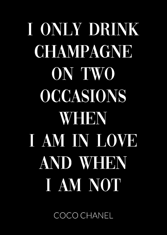 Coco Chanel Champagne Quot