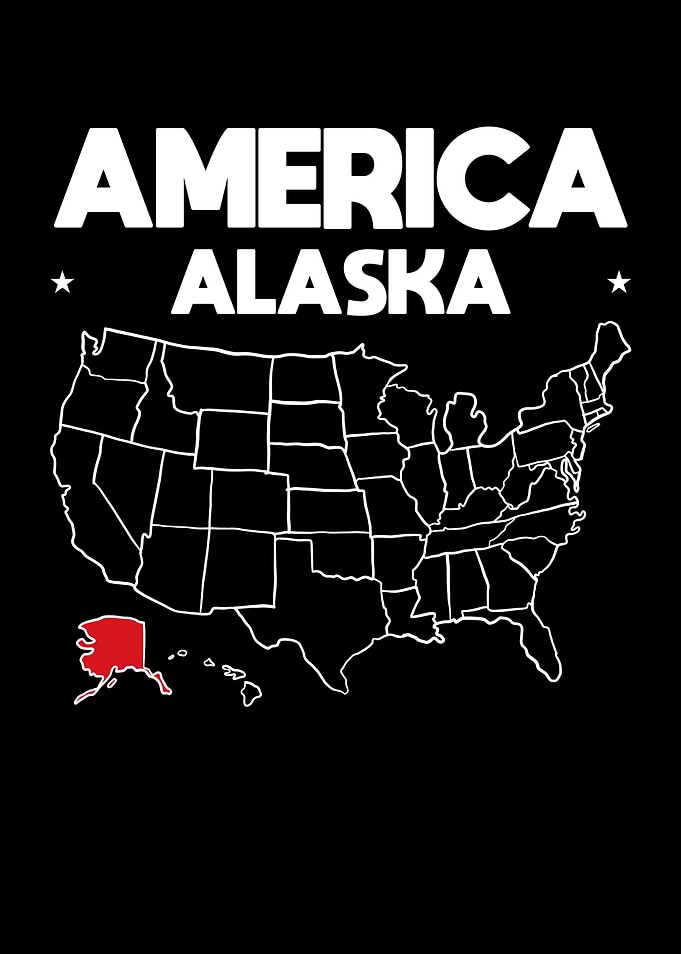 USA gift Alaska State