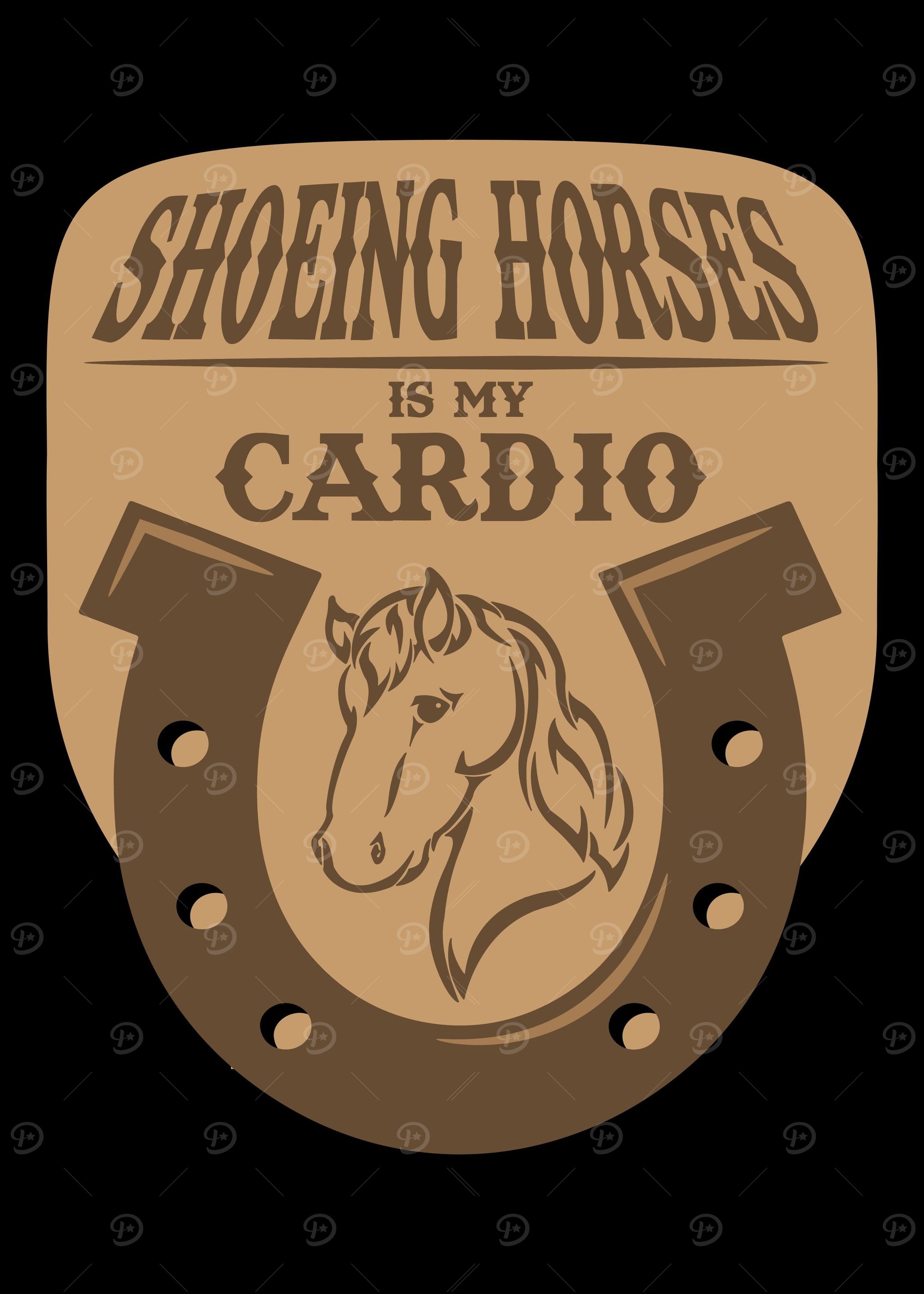 Farrier Shoeing Horses