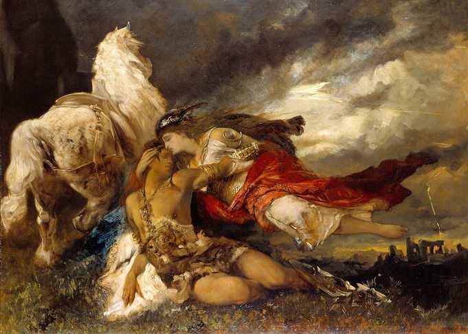 A Valkyrie Saves A Viking