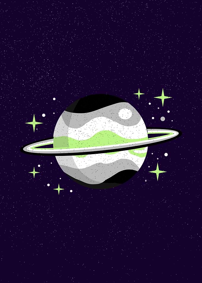 Planet Agender Pride Flag