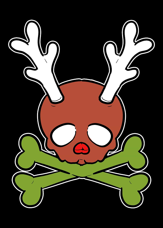 Reindeer Skull Reindeer Fa