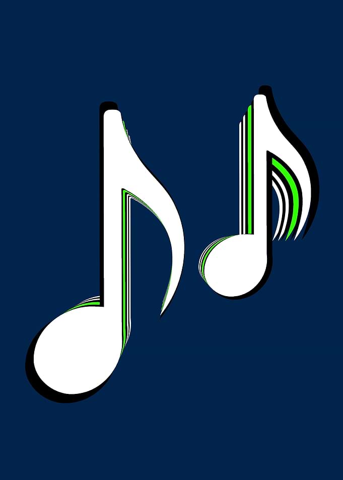 DOUBLE NOTE BLUE WHITE