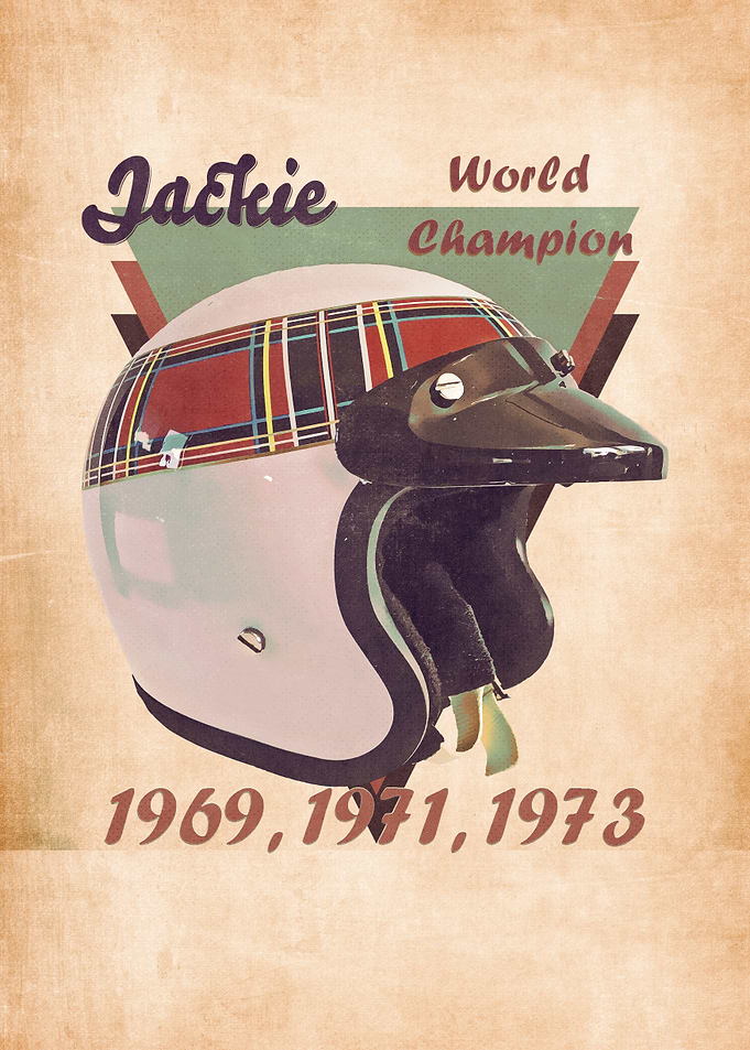 Jackie Stewart helmet