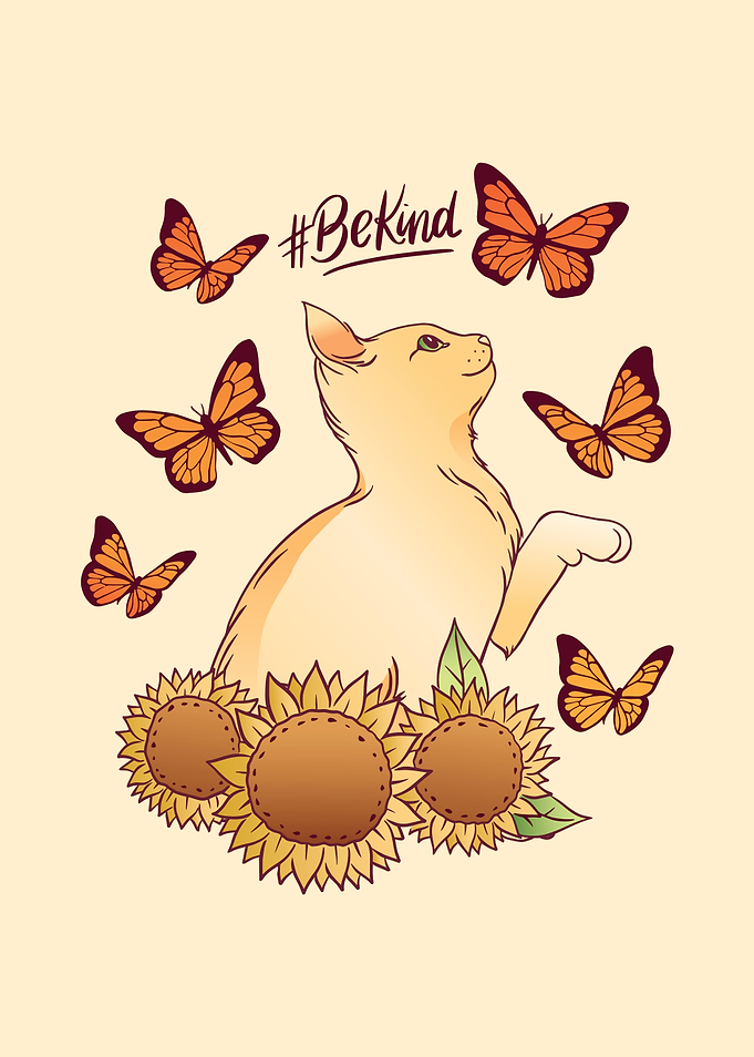 Be Kind Sunflower