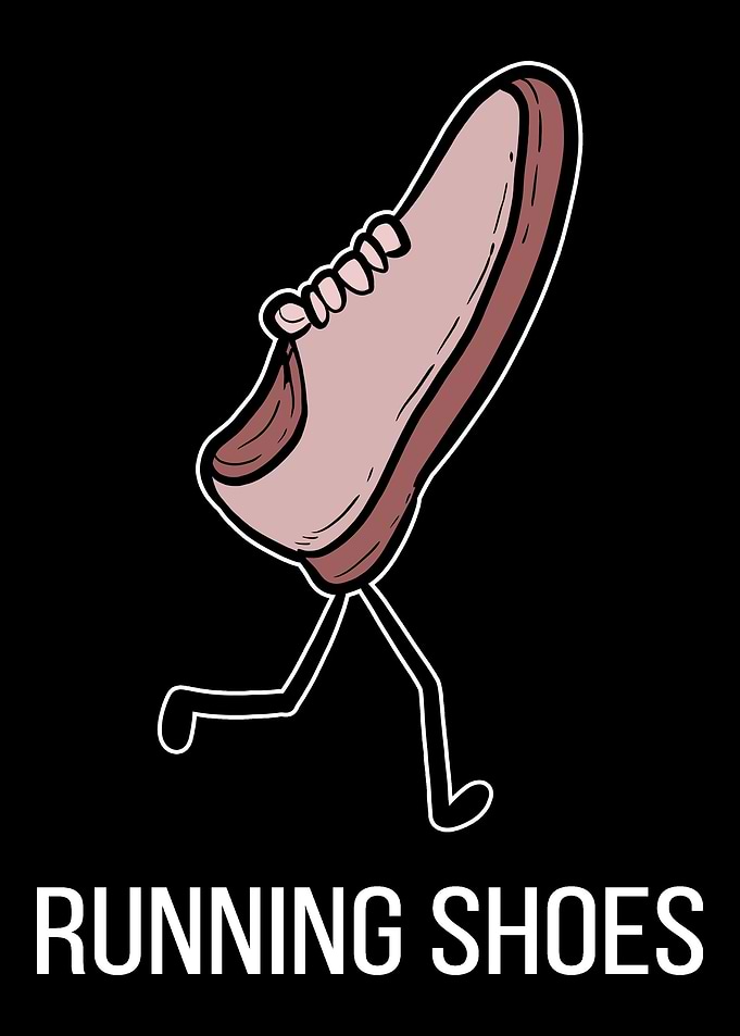 Running Shoes Pun Maker Gi